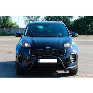 Kængurubøjle WT023 Black (rustfrit stål) Kia Sportage 2015–2021 foto 4