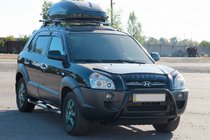 Hyundai Tucson JM 2004– Frontbøjle WT025 Black (rustfrit stål) foto 1