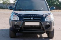 Hyundai Tucson JM 2004– Frontbøjle WT025 Black (rustfrit stål) foto 3