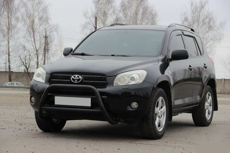 Toyota Rav 4 2006–2013 Kængurugitter WT022 Black (rustfrit stål) Image