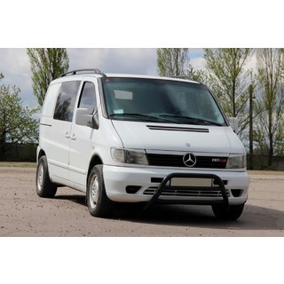 Bullbar WT022 Black (rustfrit stål) Mercedes Vito W638 1996–2003 foto 3