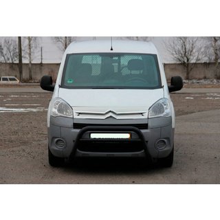 Bullbar WT007 Black (rustfrit stål) Citroen Berlingo 2008–2018 foto 3