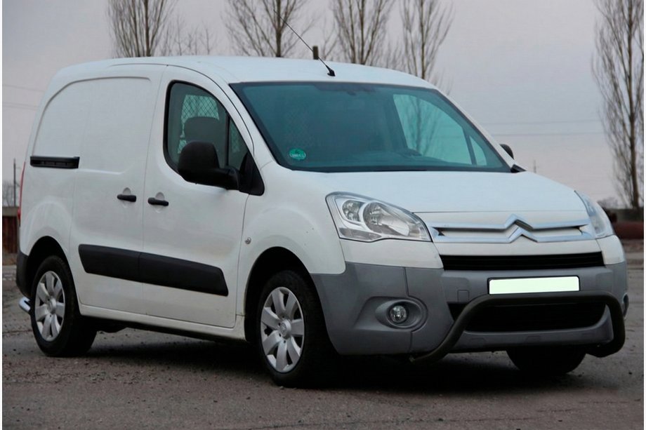 Peugeot Partner Tepee 2008–2018 Bullbar WT007 Black (rustfrit stål) Image