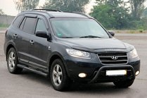 Hyundai Santa Fe 2 2006–2012 Bullbar WT007 Black (rustfrit stål) foto 2