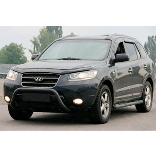 Bullbar WT007 Black (rustfrit stål) Hyundai Santa Fe 2 2006–2012 foto 3