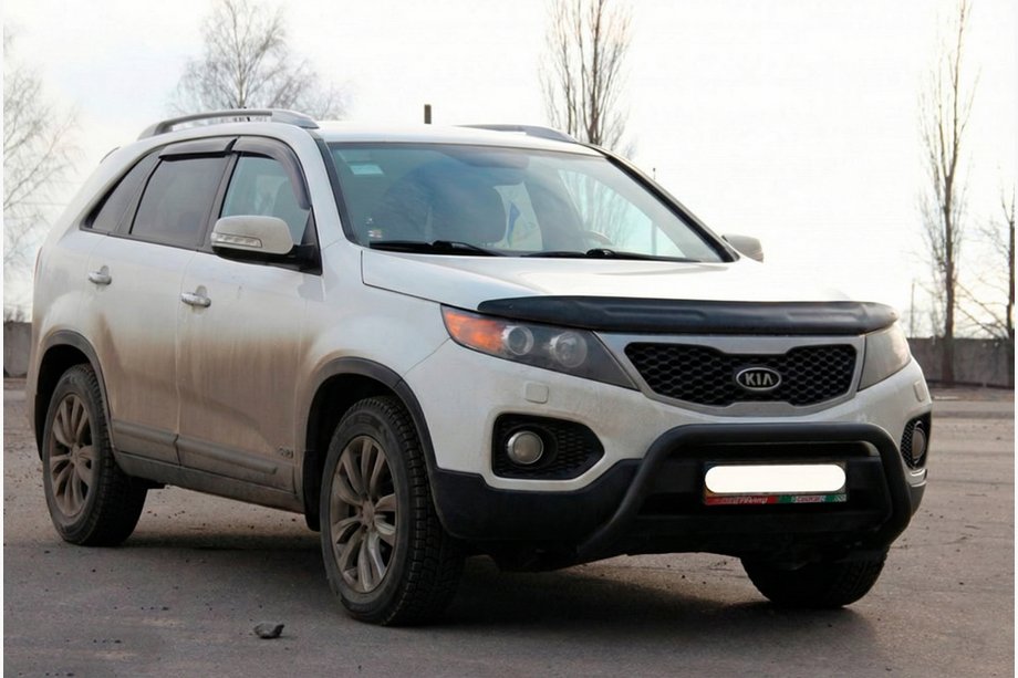 Kia Sorento II XM 2009–2014 Bullbar WT007 Black (rustfrit stål) Foto 3