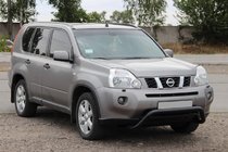 Nissan X-trail T31 2007–2014 Frontbøjle WT007 Black (rustfrit stål) foto 1