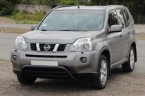 Nissan X-trail T31 2007–2014 Frontbøjle WT007 Black (rustfrit stål) foto 3