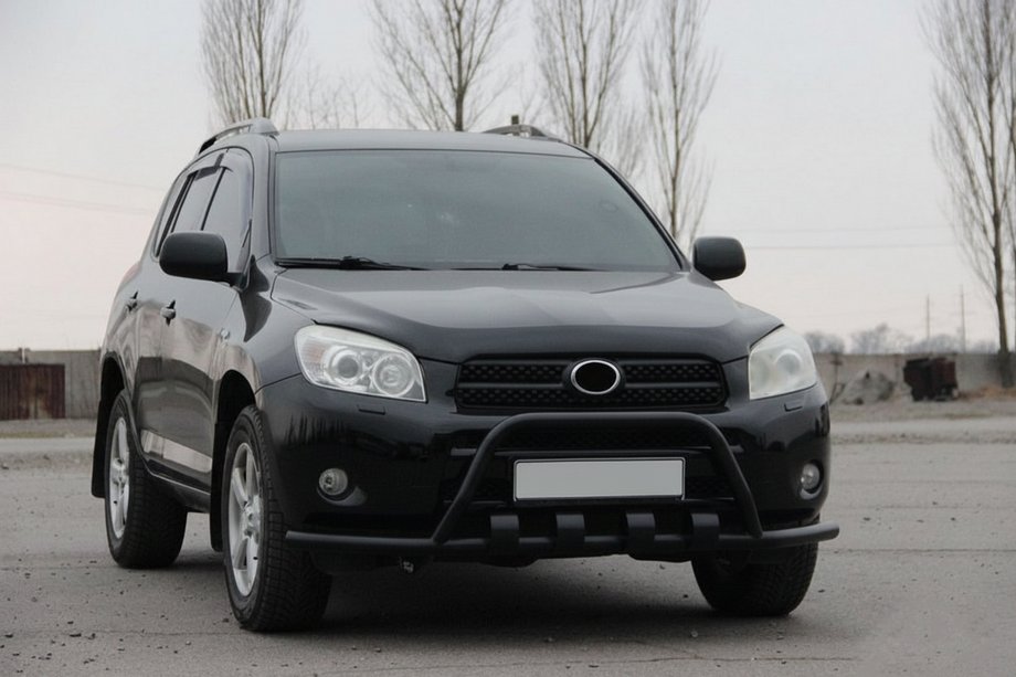 Toyota Rav 4 2006–2013 Frontbøjle WT-ST15 Black (rustfrit stål) Image