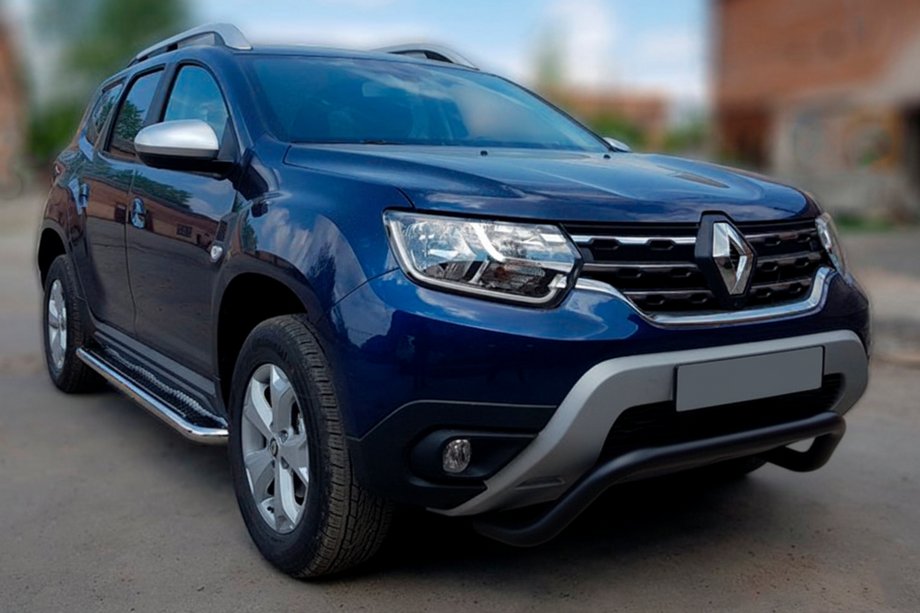 Renault Duster 2018–2024 Bullbar WT007 Black (rustfrit stål) Image