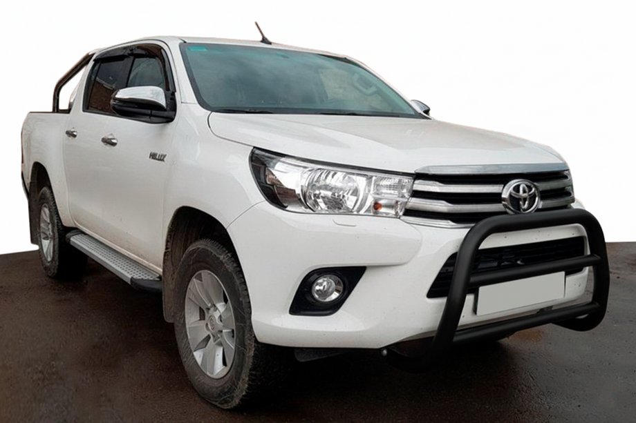 Toyota Hilux 2015– Kængurubøjle WT007 Black (rustfrit stål) Image