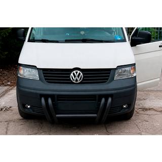 Kængurubøjle ST006-03 Nizdri Black (rustfri stål) Volkswagen T5 Transporter 2003–2010 foto 4