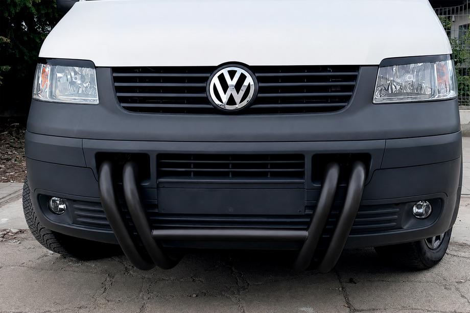 Volkswagen T5 Transporter 2003–2010 Kængurubøjle ST006-03 Nizdri Black (rustfri stål) Foto 3