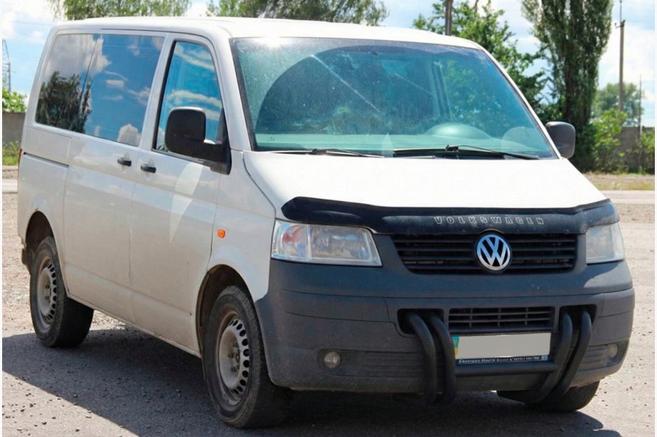 Volkswagen T5 Transporter 2003–2010 Kængurubøjle ST006-03 Nizdri Black (rustfri stål) Foto 5