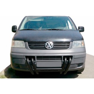 Frontbøjle ST006-04 Nizdri Black (rustfrit stål) Volkswagen T5 Transporter 2003–2010 foto 1