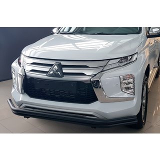 Frontbøjle F3-60 Black (2020+, rustfrit stål) Mitsubishi Pajero Sport 2015–