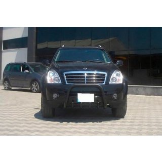 Frontbøjle QT006 Black (rustfrit stål) SsangYong Rexton I 2001–2017 foto 4