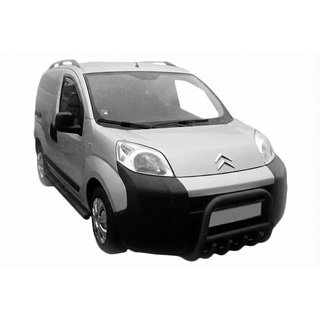 Frontbøjle QT006 Black (rustfrit stål) Peugeot Bipper 2008–2017 foto 2