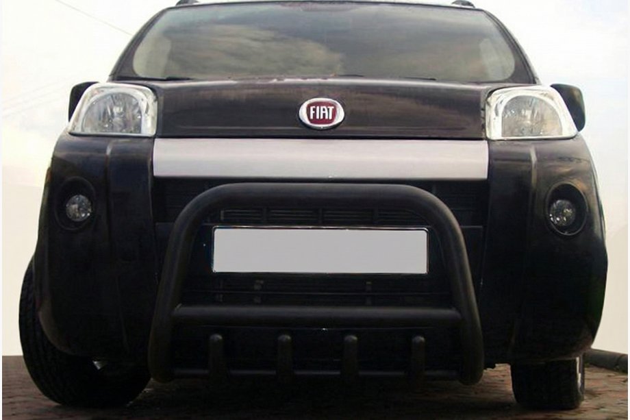 Peugeot Bipper 2008–2017 Frontbøjle QT006 Black (rustfrit stål) Image