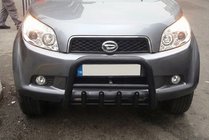 Daihatsu Terios 2006–2017 Frontbøjle QT006 Black (rustfrit stål) foto 5