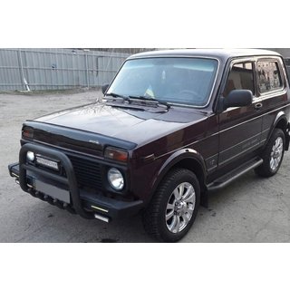 Bullbar QT006 Black (rustfrit stål) Lada Niva og Urban 1977– foto 2