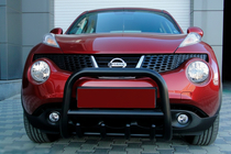 Nissan Juke 2010–2019 Frontbøjle QT006 Black (rustfrit stål) foto 1