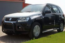 Suzuki Grand Vitara 2005–2017 Bullbar QT006 Black (rustfrit stål) foto 1