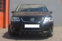 Volkswagen Touran 2003–2010 Frontbøjle QT006 Black (rustfrit stål) foto 4