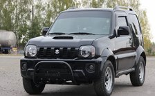 Suzuki Jimny 1998–2018 Frontbøjle QT006 Black (rustfrit stål) foto 3