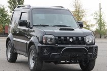 Suzuki Jimny 1998–2018 Frontbøjle QT006 Black (rustfrit stål) foto 2