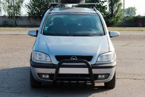 Opel Zafira A 1998–2005 Frontbøjle QT006 Black (rustfrit stål) foto 1