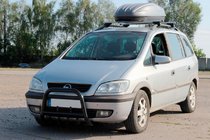 Opel Zafira A 1998–2005 Frontbøjle QT006 Black (rustfrit stål) foto 2