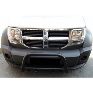 Frontbøjle QT006 Black (rustfrit stål) Dodge Nitro 2006–2011