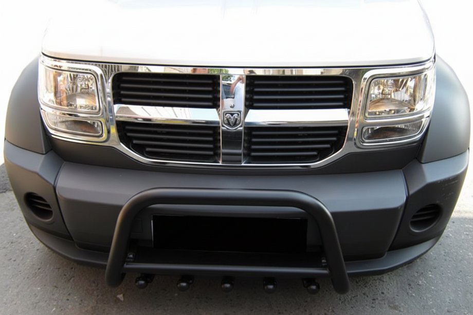Dodge Nitro 2006–2011 Frontbøjle QT006 Black (rustfrit stål) Image