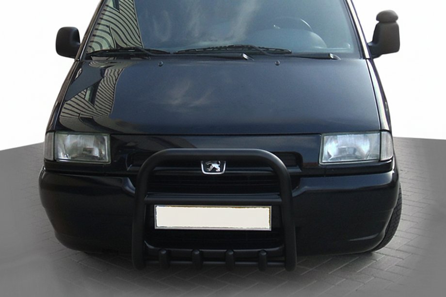 Citroen Jumpy 1996–2007 Frontbøjle QT006 Black (rustfrit stål) Image