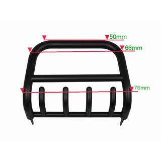 Bullbar QT006 Black (rustfrit stål)