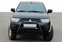 Mitsubishi L200 2006–2015 Frontbøjle Black (rustfrit stål) foto 1