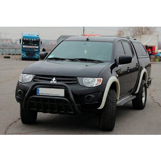 Frontbøjle Black (rustfrit stål) Mitsubishi L200 2006–2015 foto 3