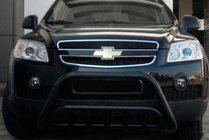 Chevrolet Captiva 2006–2019 Frontbøjle WT002 Black (rustfrit stål) foto 3