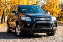 Chevrolet Captiva 2006–2019 Frontbøjle WT002 Black (rustfrit stål) foto 2