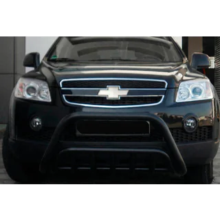 Frontbøjle WT002 Black (rustfrit stål) Chevrolet Captiva 2006–2019 foto 3