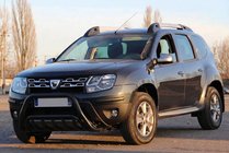 Dacia Duster 2008–2018 Kængurubøjle WT002 Black (rostfrit stål) foto 3