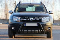 Renault Duster 2008–2017 Kængurubøjle WT002 Black (rostfrit stål) foto 2