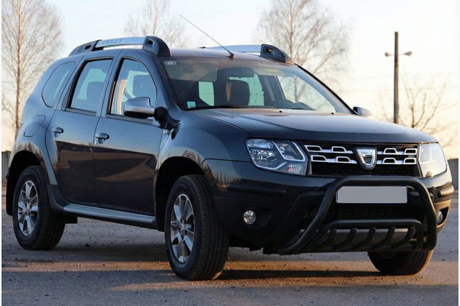 Renault Duster 2008–2017 Kængurubøjle WT002 Black (rostfrit stål) Image