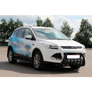 Kængurubøjle WT002 Black (rustfrit stål) Ford Kuga/Escape 2013–2019 foto 2