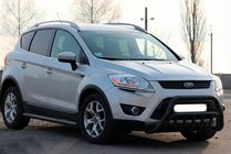 Ford Kuga 2008–2013 Kængurubøjle WT002 Black (rustfrit stål) foto 3