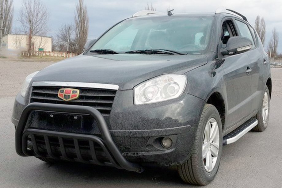 Geely Emgrand X7 2011– Kængurubøjle WT002 Black (rustfrit stål) Image