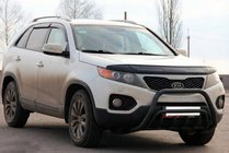 Kia Sorento II XM 2009–2014 Frontbøjle WT002/2 Black (rustfrit stål) foto 2