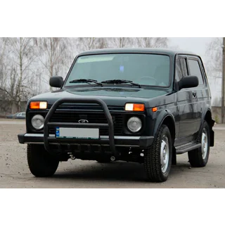 Bullbar QT007 Black (rustfrit stål) foto 2