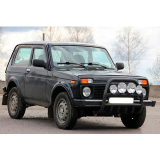 Bullbar QT007 Black (rustfrit stål) foto 3